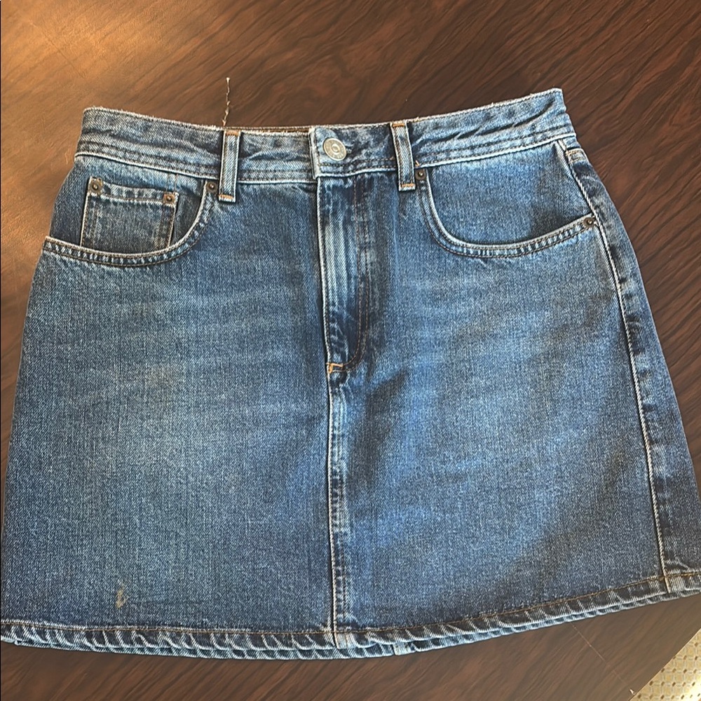 BDG Blue Mini Skirt Casual